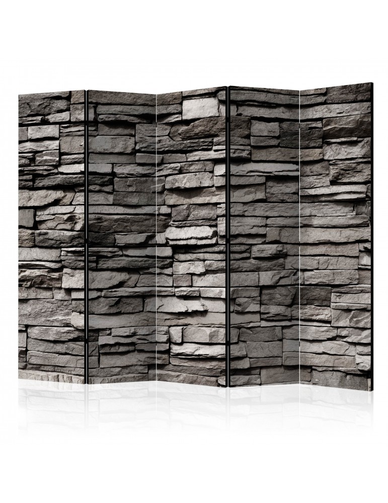 Paravent 5 volets - Stony Facade II [Room Dividers] A1-PARAVENT26