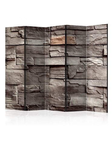 Paravent 5 volets - Wall of Silence II [Room Dividers] A1-PARAVENT28