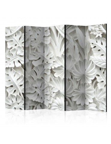 Paravent 5 volets - Alabaster Garden II [Room Dividers] A1-PARAVENT167
