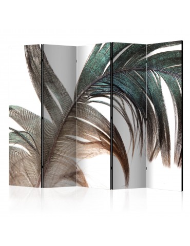 Paravent 5 volets - Beautiful Feather II [Room Dividers] A1-PARAVENT1012