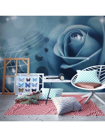 Papier peint - Blue rose A1-F4TNT0536