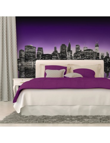 Papier peint - The Big Apple in purple color A1-F4TNT0192-P