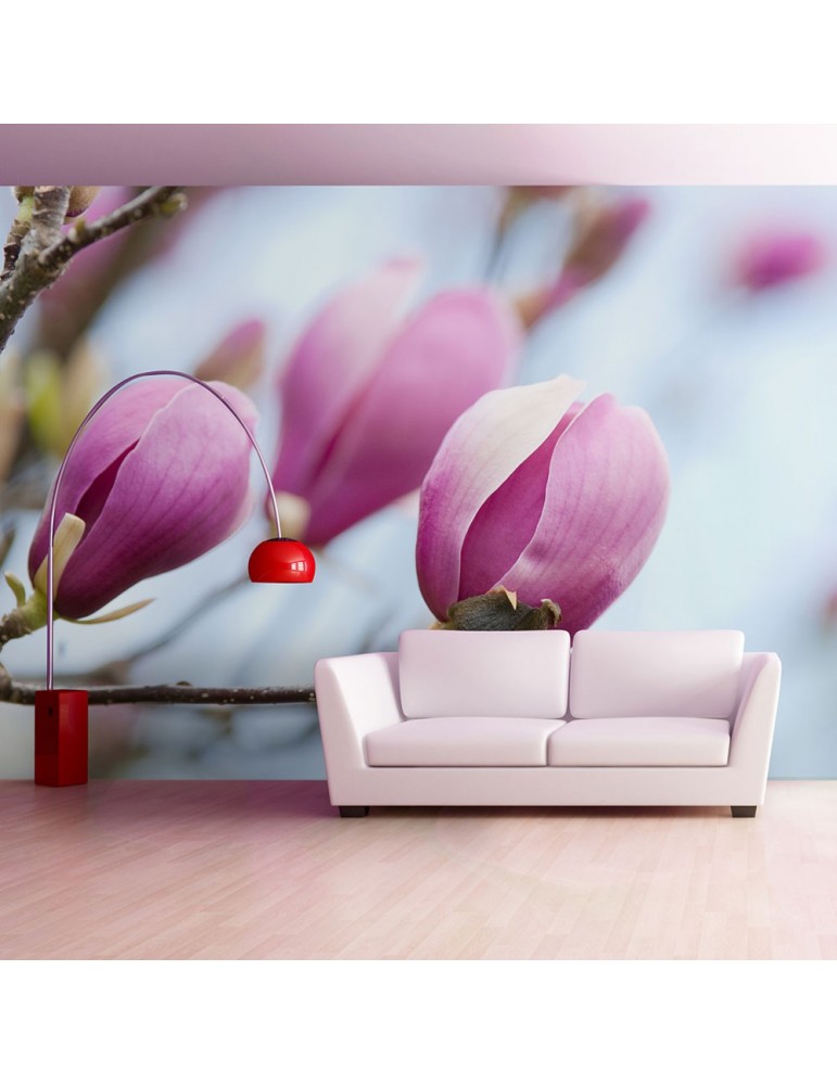 Papier peint - printemps - magnolia A1-LFTNT1371 Papier peint - printemps - magnolia A1-LFTNT1371