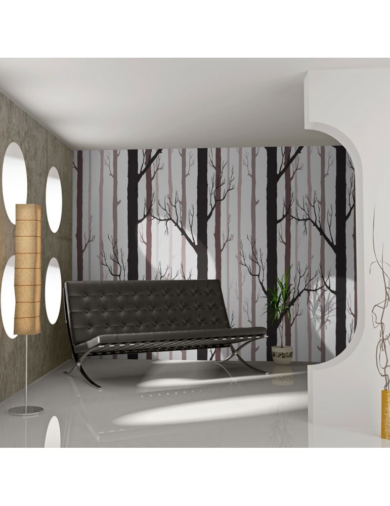 Papier peint - Forest pattern A1-LFTNT0773 Papier peint - Forest pattern A1-LFTNT0773