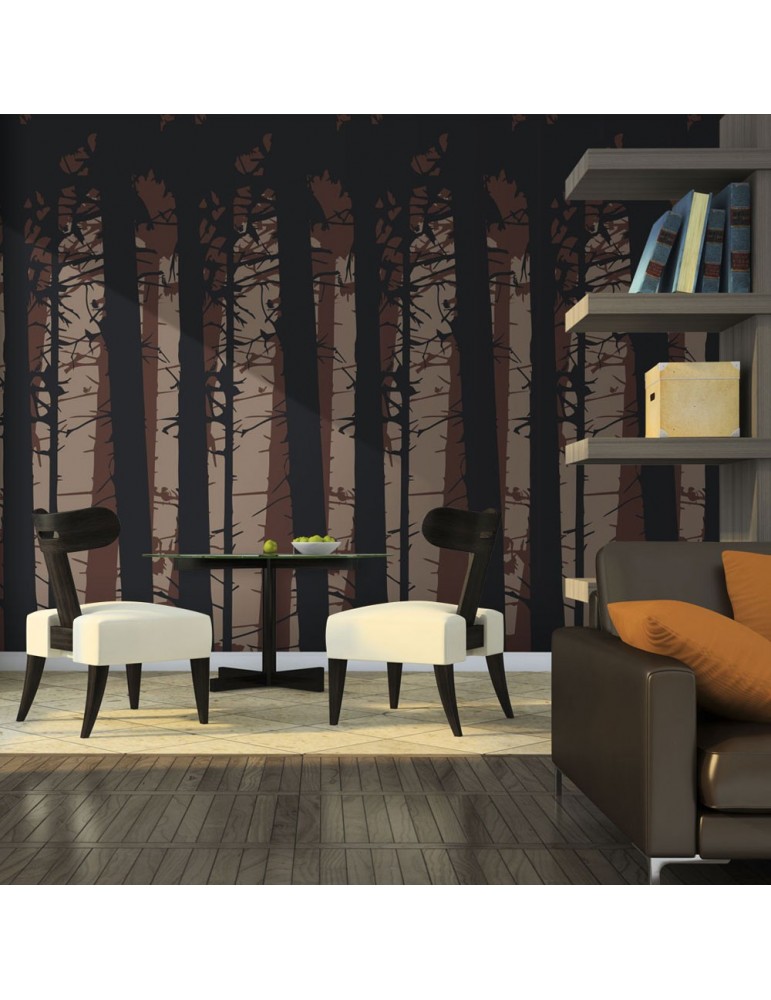 Papier peint - Abstract dark forest A1-LFTNT0738 Papier peint - Abstract dark forest A1-LFTNT0738