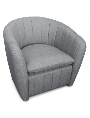 Fauteuil Noumea Tissu Gris lf32251gris