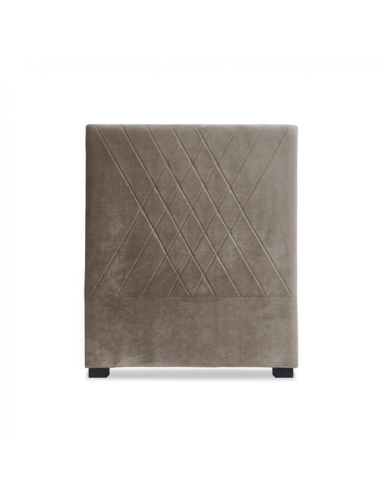 Tête de lit Diam 90cm Velours Taupe lf25790vtaupe Tête de lit Diam 90cm Velours Taupe lf25790vtaupe