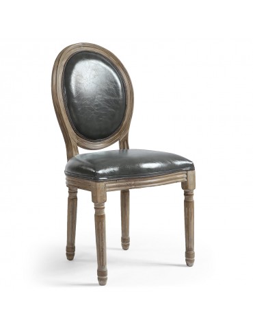 Lot de 20 chaises médaillon Louis XVI Simili (P.U) Gris 24501f011lot20