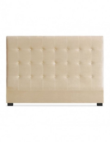 Tête de lit Luxor 160cm Velours Beige lf155h160vbeige