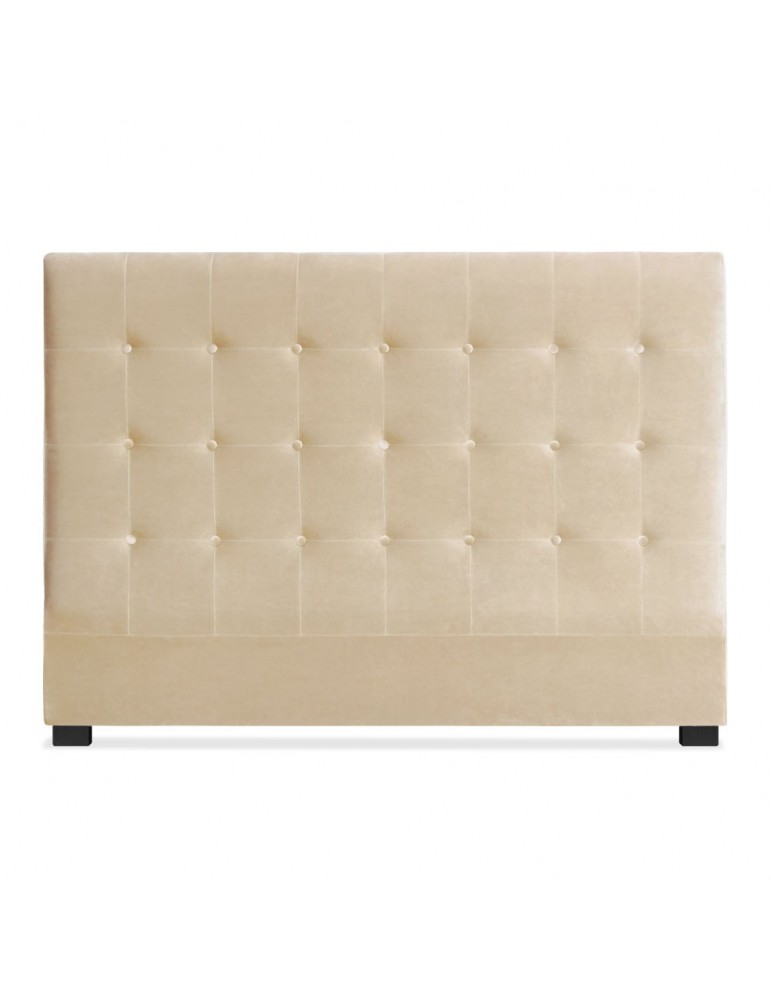 Tête de lit Luxor 160cm Velours Beige lf155h160vbeige