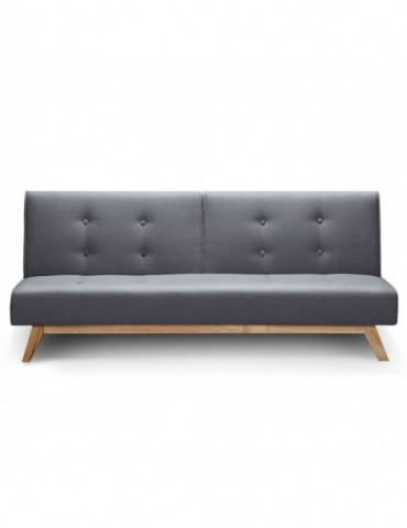 Canapé convertible scandinave Yazu Gris Foncé hm16521darkgrey