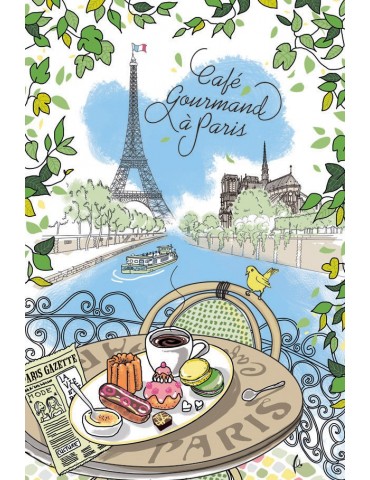 Torchon Cafe Gourmand Blanc 48 X 72 7017015000Winkler