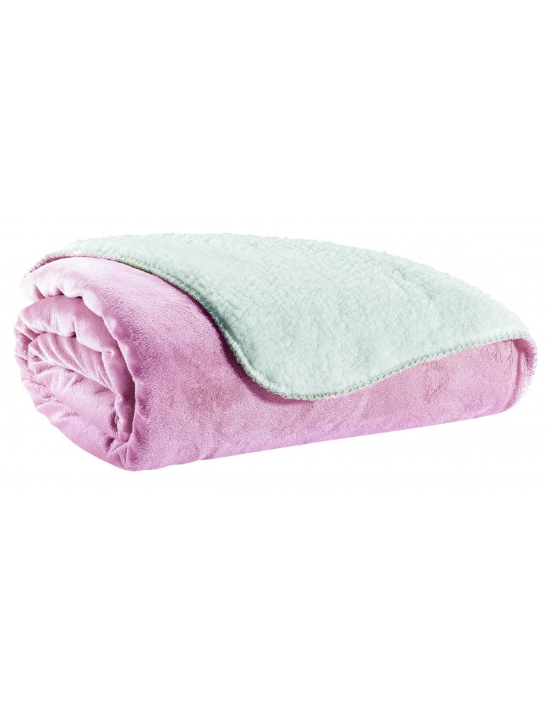 PLAID SHERPA BLUSH 130 X 160 2184196000Les Ateliers du Linge PLAID SHERPA BLUSH 130 X 160 2184196000Les Ateliers du Linge