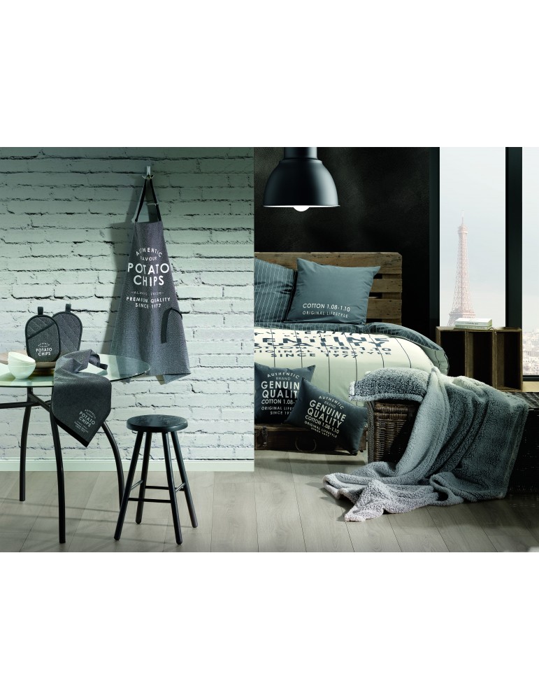 MANIQUE 2 EN 1 CHIPS GRIS 4260075201Les Ateliers du Linge MANIQUE 2 EN 1 CHIPS GRIS 4260075201Les Ateliers du Linge