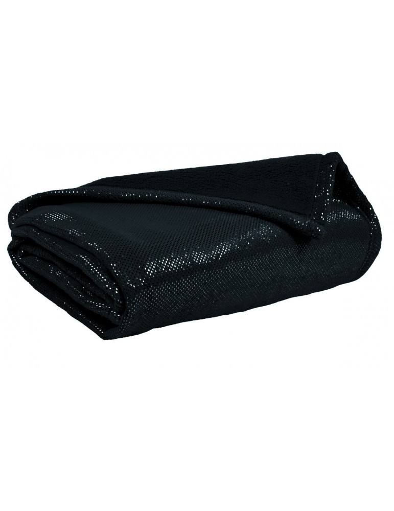 PLAID MICROFIBRE SCINTI NOIR 130 X 160 2546071000Les Ateliers du Linge PLAID MICROFIBRE SCINTI NOIR 130 X 160 2546071000Les Ateliers du Linge