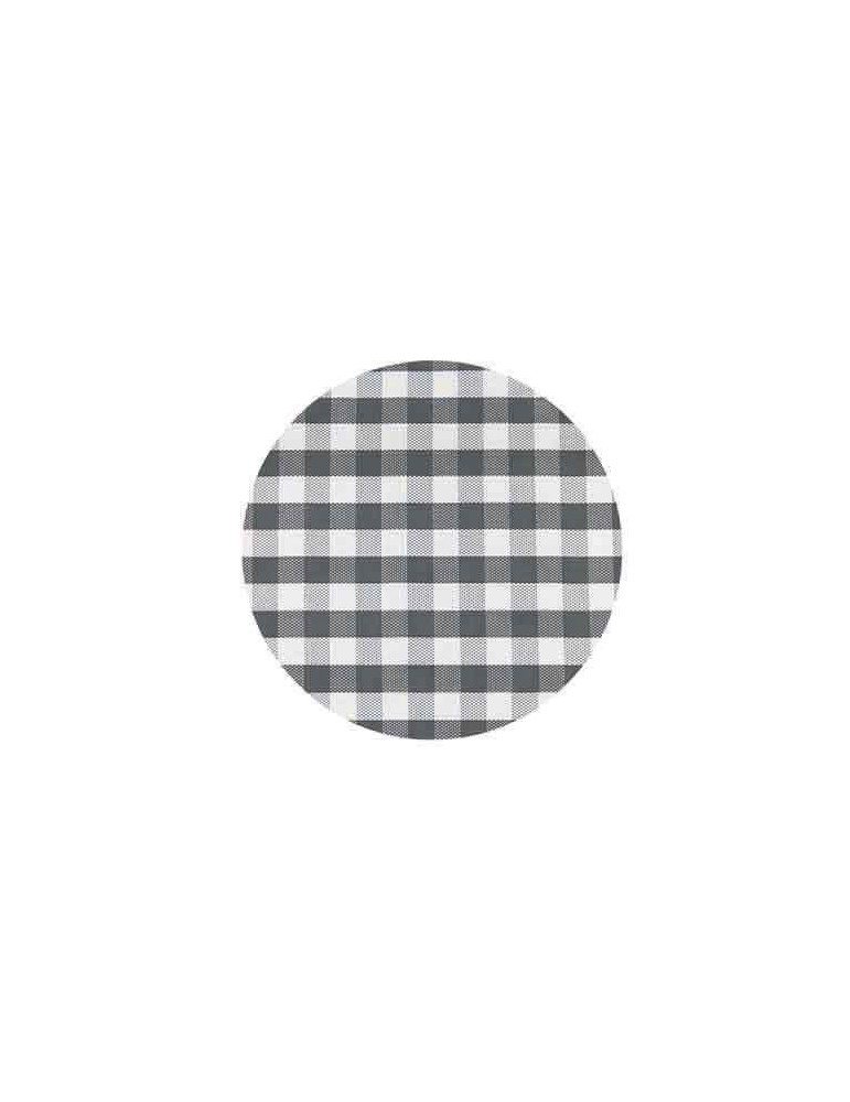 SET ROND OSCAR GRIS 35 cm 4490071000Les Ateliers du Linge SET ROND OSCAR GRIS 35 cm 4490071000Les Ateliers du Linge