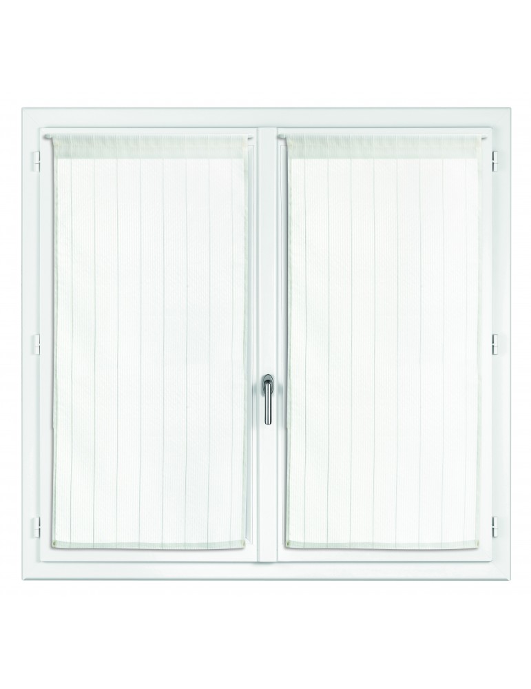 Lot de 2 RIDEAUX VOILE BORSA BLANC 60 X 160 7535010102Les Ateliers du Linge Lot de 2 RIDEAUX VOILE BORSA BLANC 60 X 160 7535010102Les Ateliers du Linge