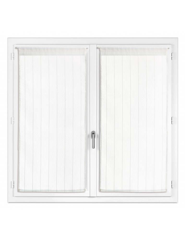 Lot de 2 RIDEAUX VOILE BORSA BLANC 70 X 190 7536010102Les Ateliers du Linge Lot de 2 RIDEAUX VOILE BORSA BLANC 70 X 190 7536010102Les Ateliers du Linge
