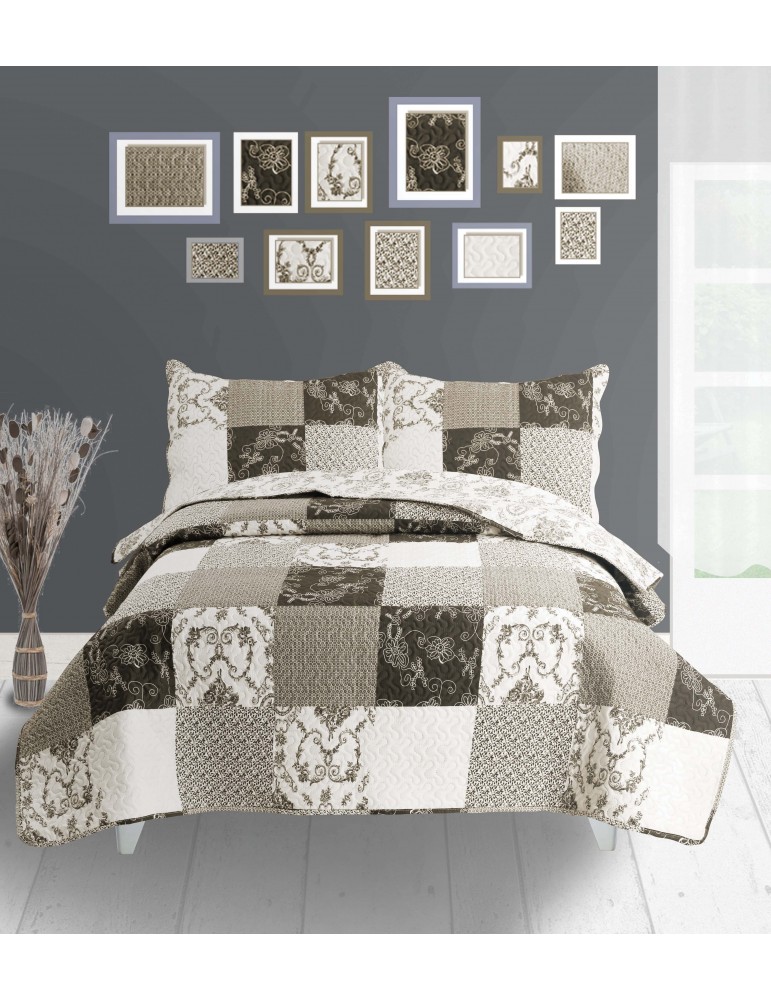 Boutis microfibre Ashley Naturel 220 x 240 2681015000Les Ateliers du Linge Boutis microfibre Ashley Naturel 220 x 240 2681015000Les Ateliers du Linge