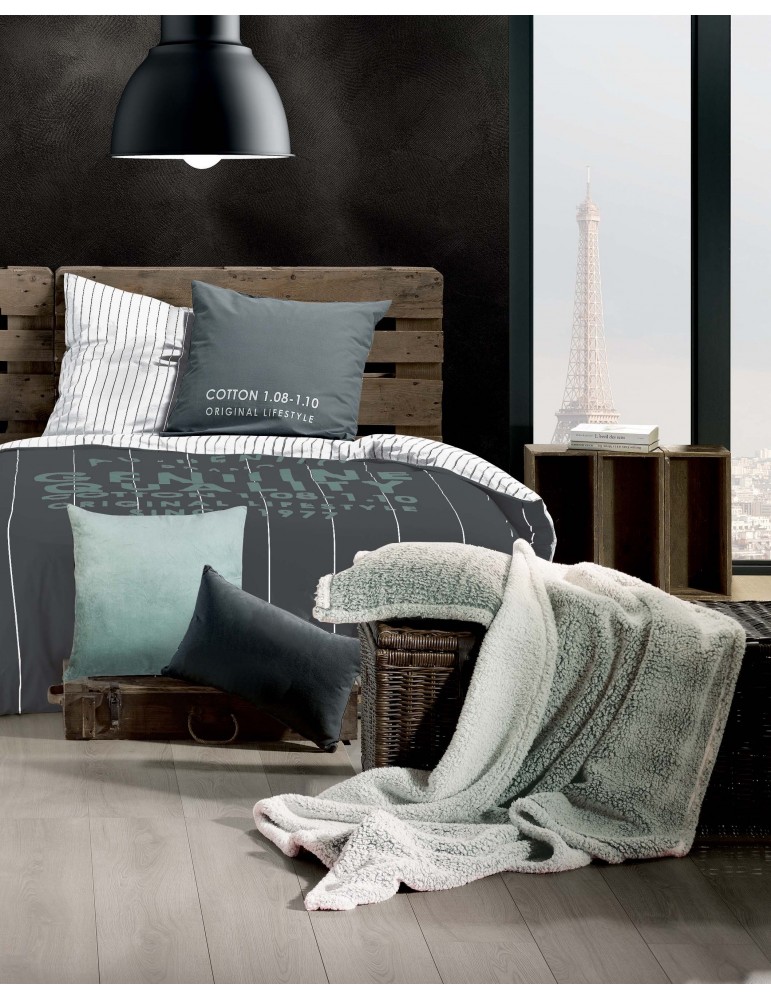 Parure de lit 2 personnes Crafty Quartz Imprimé 260 x 240 7992000503Les Ateliers du Linge Parure de lit 2 personnes Crafty Quartz Imprimé 260 x 240 7992000503Les Ateliers du Linge