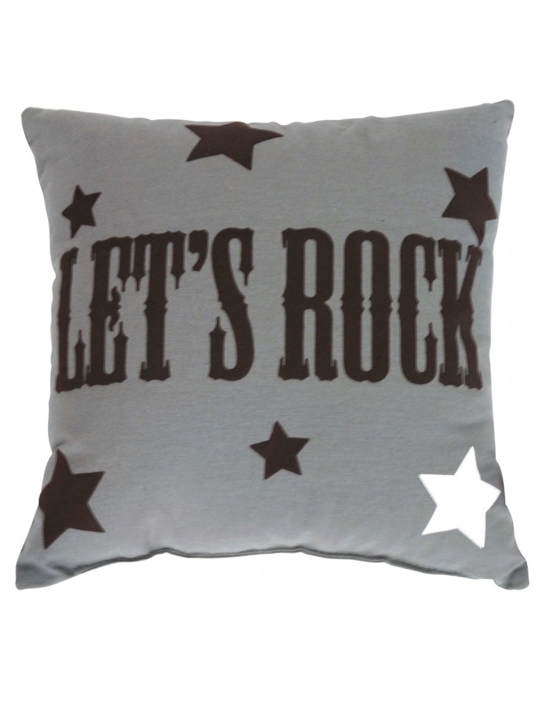 Coussin carré Rock Gris 30 x 30 4821071000Les Ateliers du Linge Coussin carré Rock Gris 30 x 30 4821071000Les Ateliers du Linge
