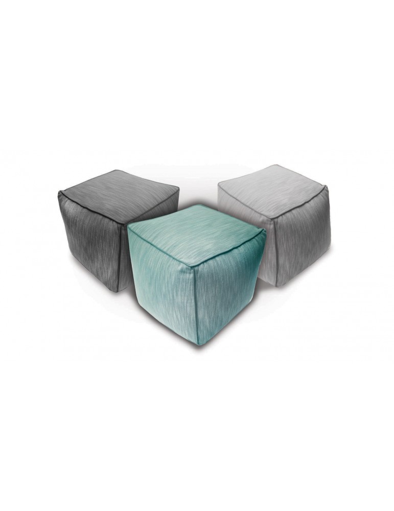 Pouf Slub Porcelaine 50 x 50 x 50 1036061072Les Ateliers du Linge Pouf Slub Porcelaine 50 x 50 x 50 1036061072Les Ateliers du Linge
