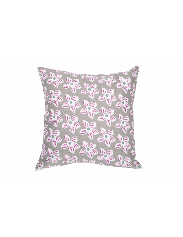 Coussin Capucine Stone 40 x 40 4593075000Les Ateliers du Linge Coussin Capucine Stone 40 x 40 4593075000Les Ateliers du Linge