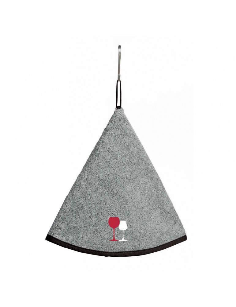 Essuie mains cône Cépage Gris diamètre 60 cm 8488000601Les Ateliers du Linge Essuie mains cône Cépage Gris diamètre 60 cm 8488000601Les Ateliers du Linge