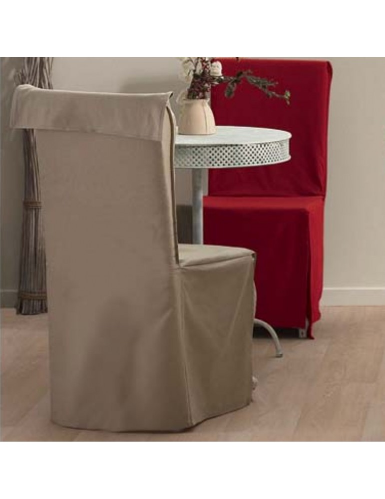 Housse de Chaise Renato Taupe 35 X 35 X 116 7468097601Les Ateliers du Linge Housse de Chaise Renato Taupe 35 X 35 X 116 7468097601Les Ateliers du Linge