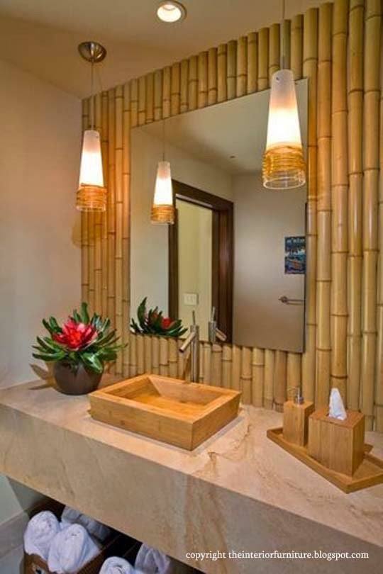 Salle de bain en bambou