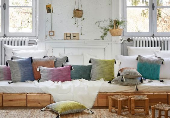 Coussin banquette : des oreillers pour décorer