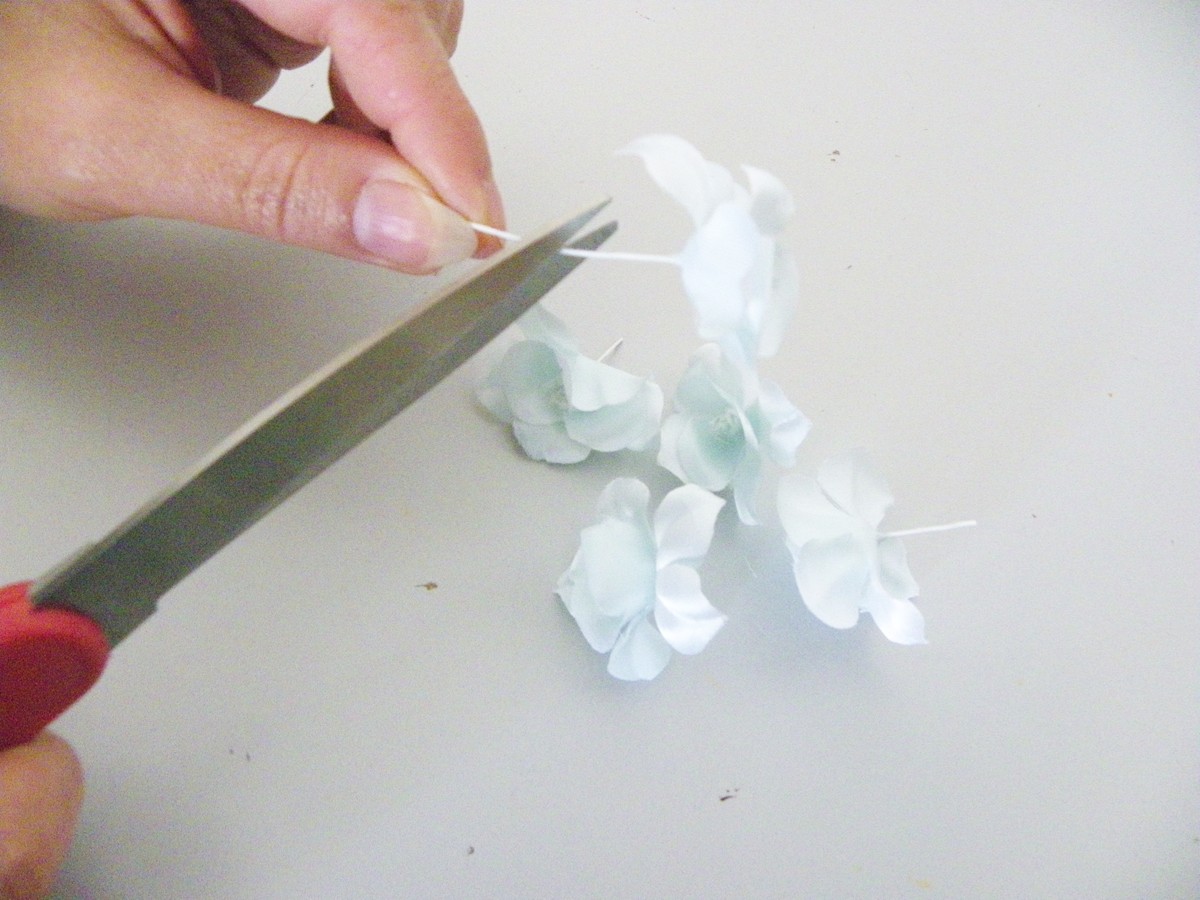 couper la tige des fleurs a 2cm