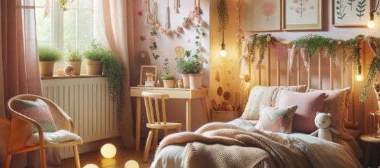 Comment décorer une chambre d'enfant pour une ambiance romantique ?