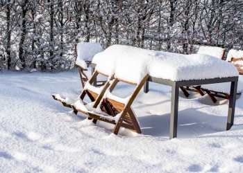 Que faire de son salon de jardin en hiver?