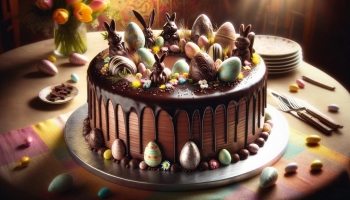 Recette Gâteau de Pâques au chocolat