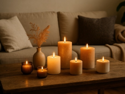 Utiliser des bougies parfumées pour une ambiance chaleureuse