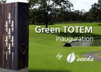 Inauguration du Green Totem