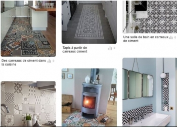 Tableau Pinterest: Comment intégrer des carreaux de ciment dans votre décoration