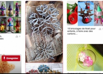 Tableau Pinterest: Idées pour réaliser vos décorations de Noël